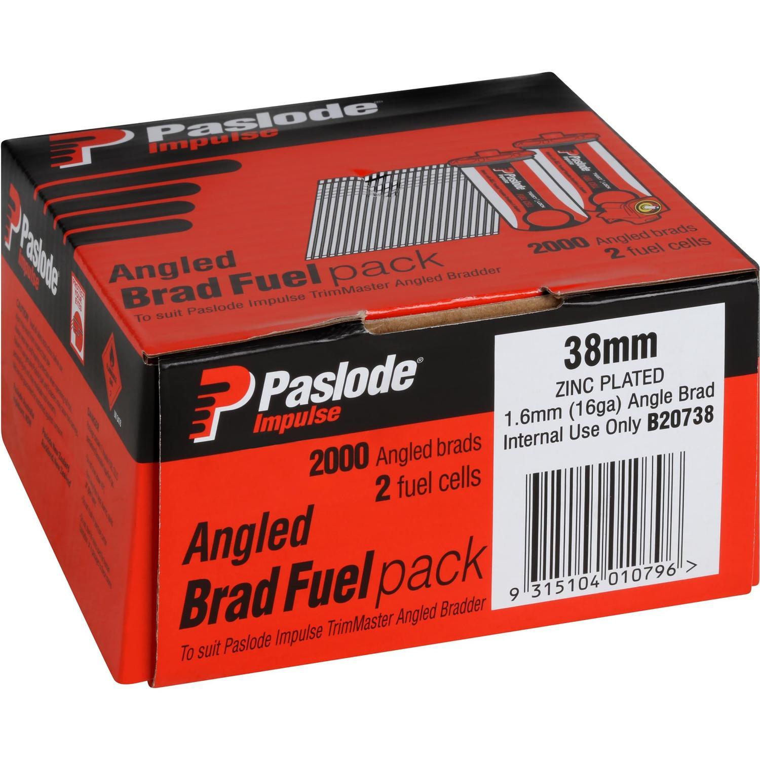 Angle Brads with Fuel Cells