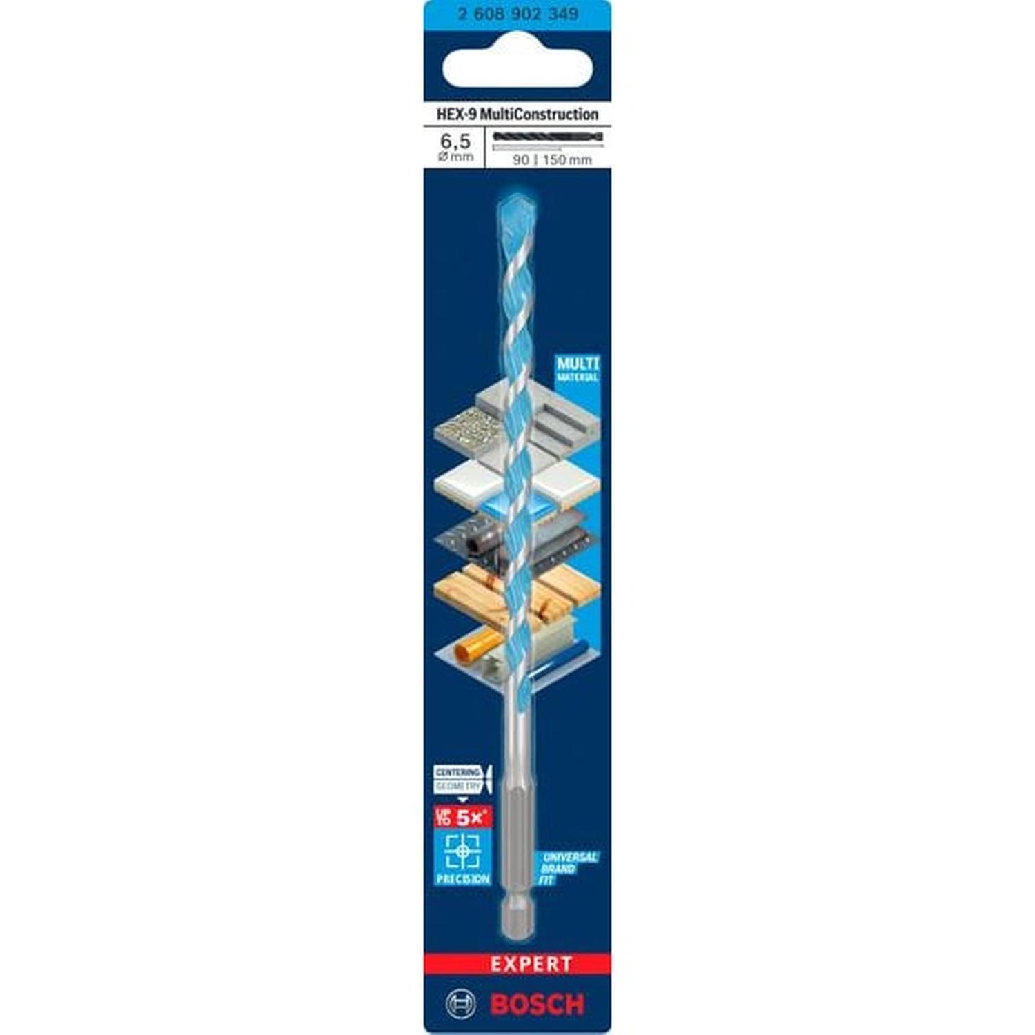 HEX-9 Multi Contruction Drill Bit 6.5 x 90 x 150mm
