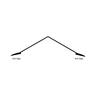 Ridge Cappping L: 3600mm W: 150mm W: 150mm Ebony