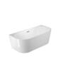 Freestanding Back to Wall Bath 1600 mm White