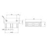 Balustrade Offset Handrail End Cap