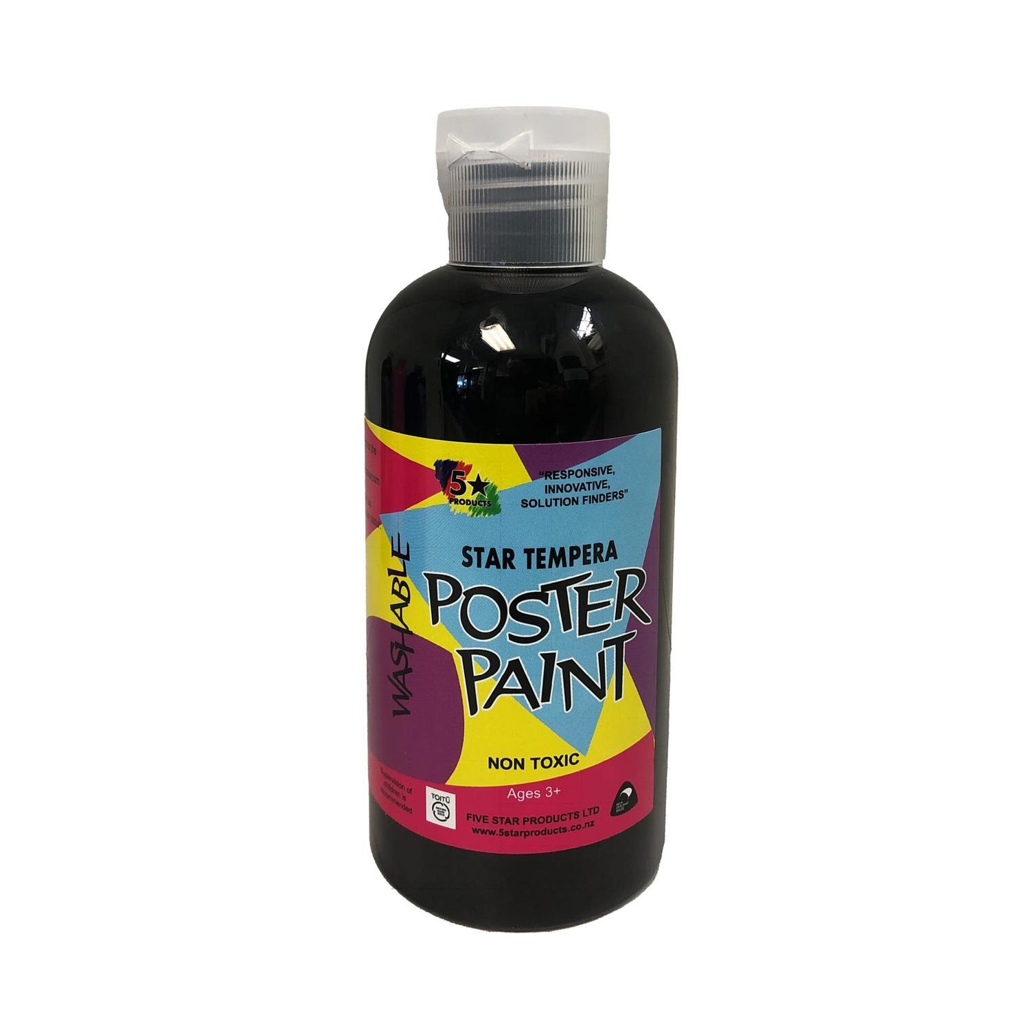 Poster Paint 250ml Black