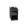 Wall Hung Vanity Open Shelf Cabinet 300mm Matte Black