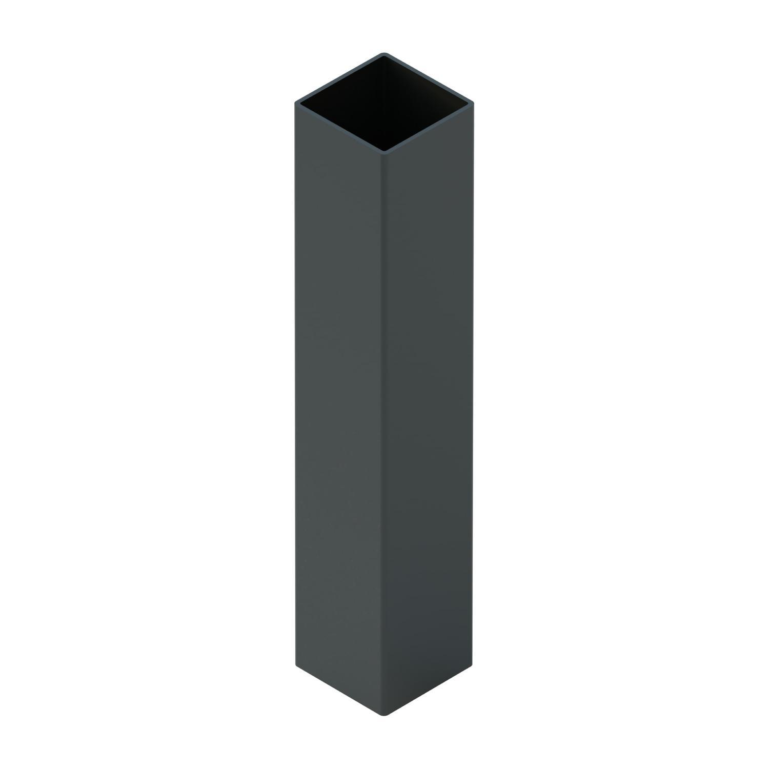In-Ground Post Steel H : 65x65mm W : 2800mm Black