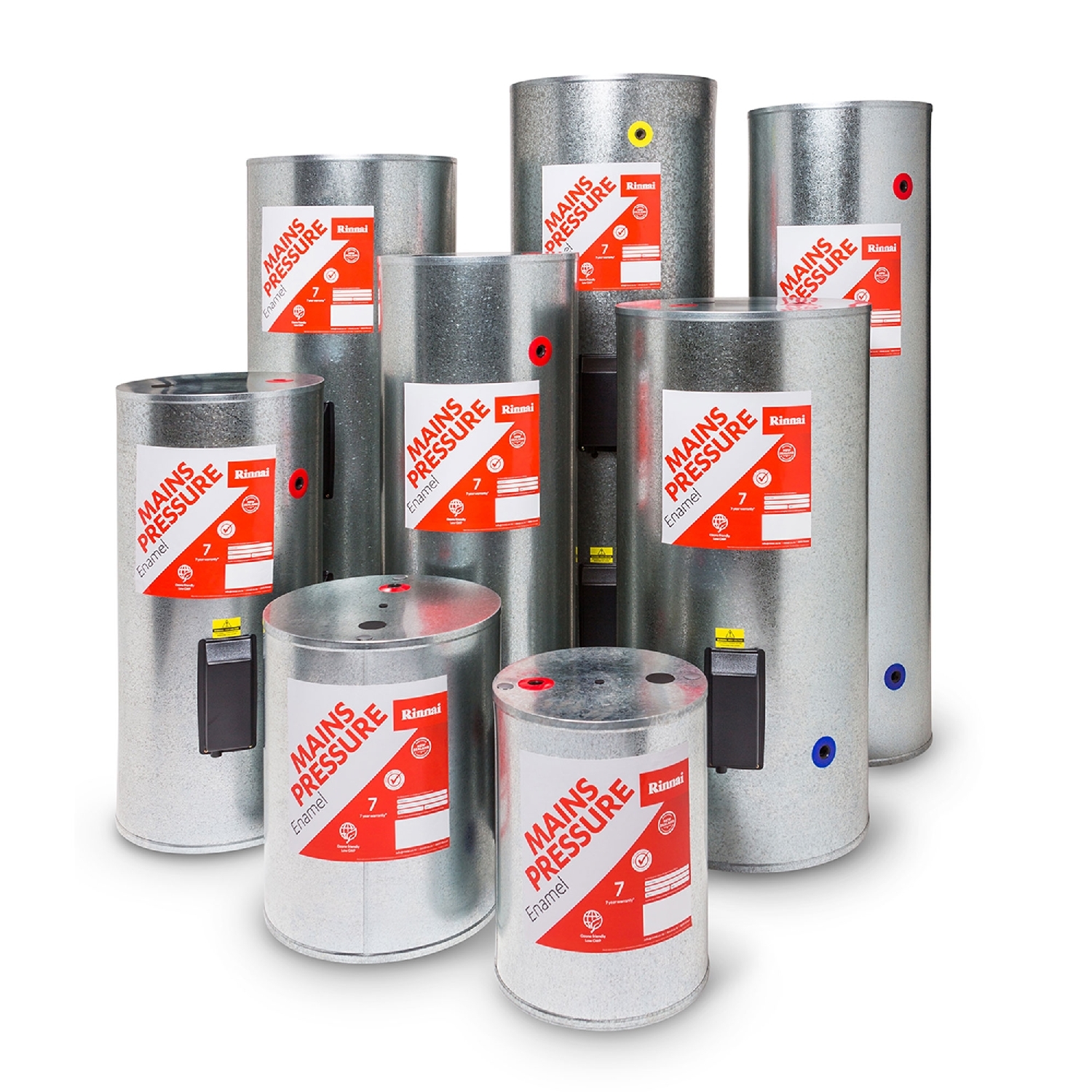 Mains Pressure Enamel Hot Water Cylinder