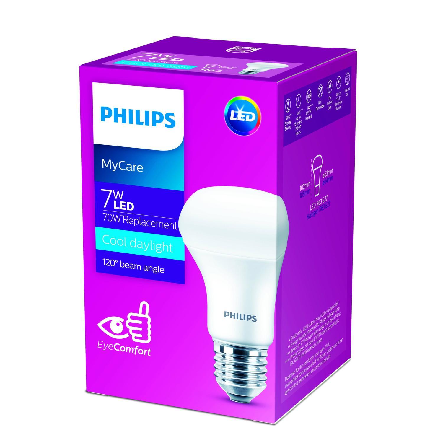 LED Reflector 7 Watt 770 Lumen E27 Cool Daylight R63  Frosted