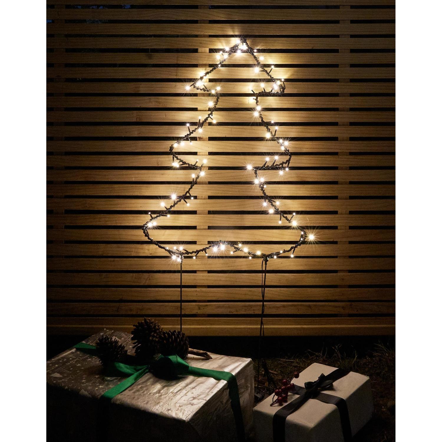 Tree Stake Light H: 107cm, D: 50cm / Solar Warm White