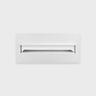 Metal Letterbox  Silver-Pearl/White