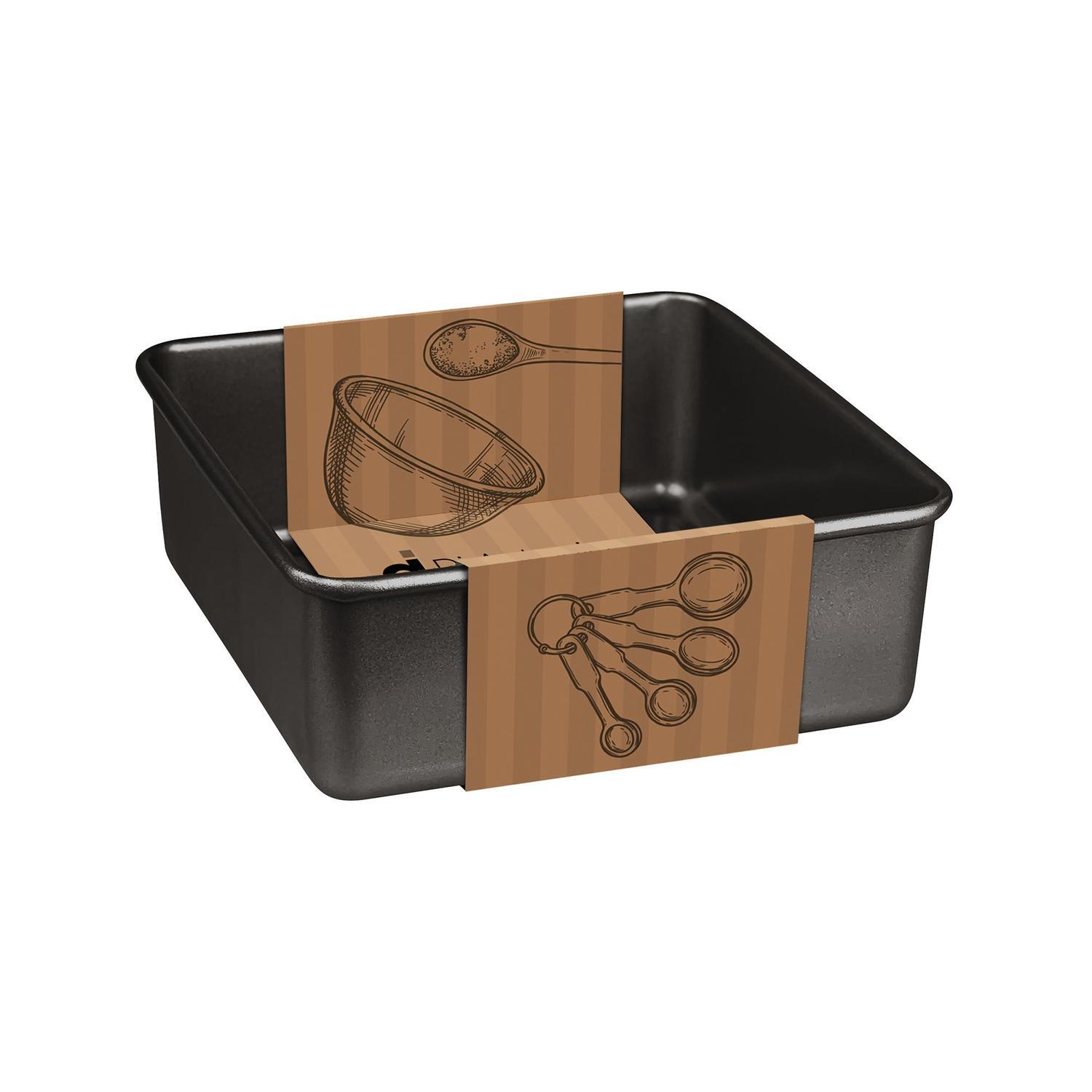 Cake Pan Square Loose Base 220x80mm