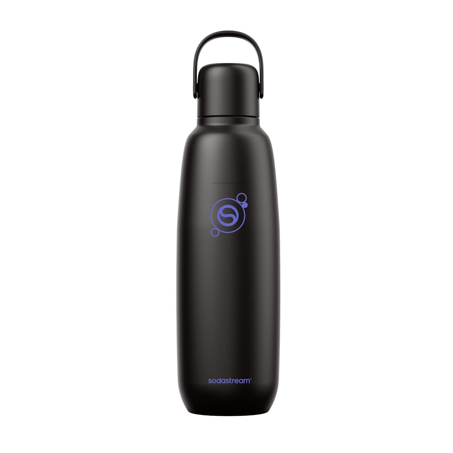 Fizz and Go 900ml Metal Bottle Black