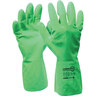 Household Chemical Nitrile Rubber Gloves Medium Green