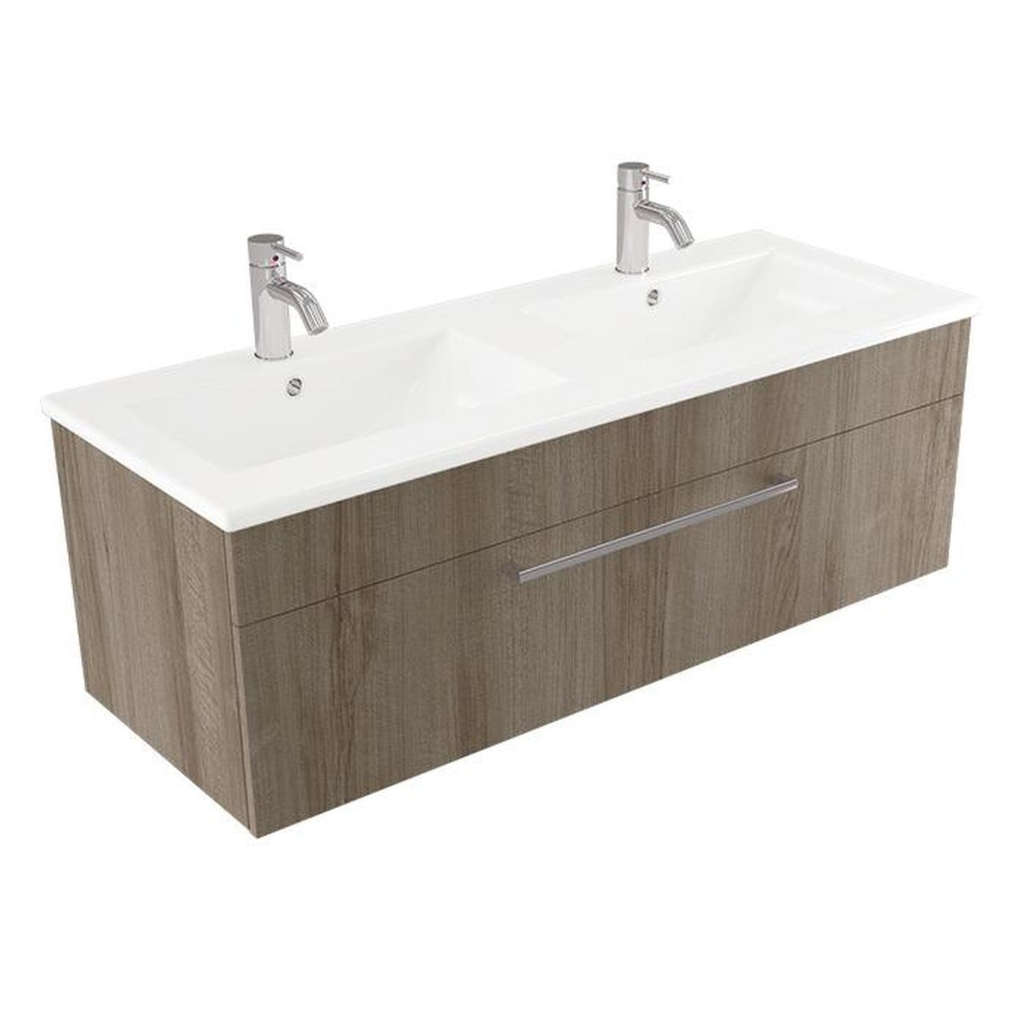 Wall Hung 2 Bowl Vanity 1200mm Coronet Beach
