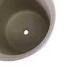 Indoor Adelle Pot and Saucer 18cm Taupe