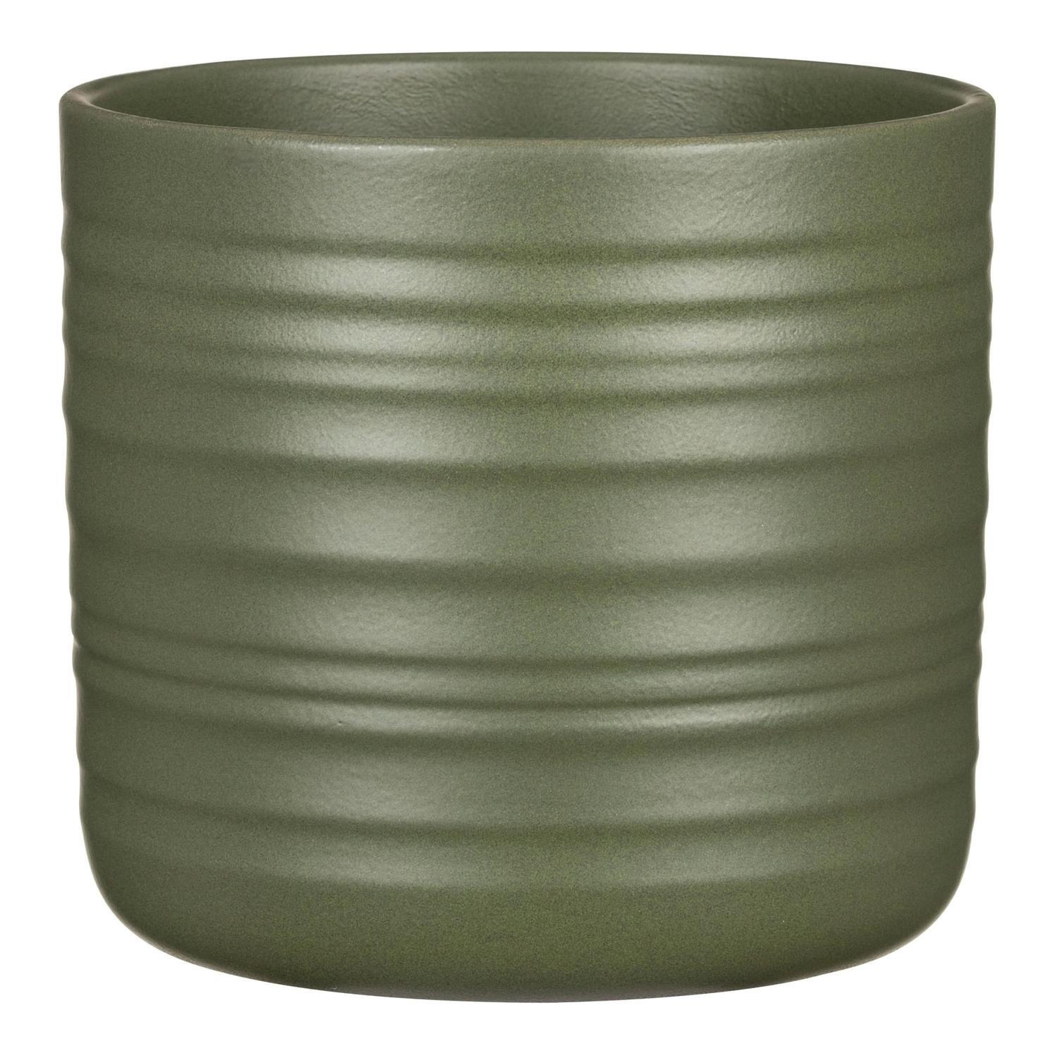 Indoor Cottage Cup Pot Dark Green 12.5cm 111 x 122 x 122mm