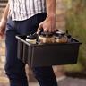 Works Caddy with Tray Lid Black