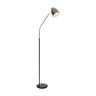 Sara 1 Light Floor Lamp E27 28 Watt Black