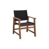 Milano Outdoor Dining Sling Chair Black