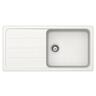 Formhaus Single Bowl & Drainer Sink 1000mm x 500mm White