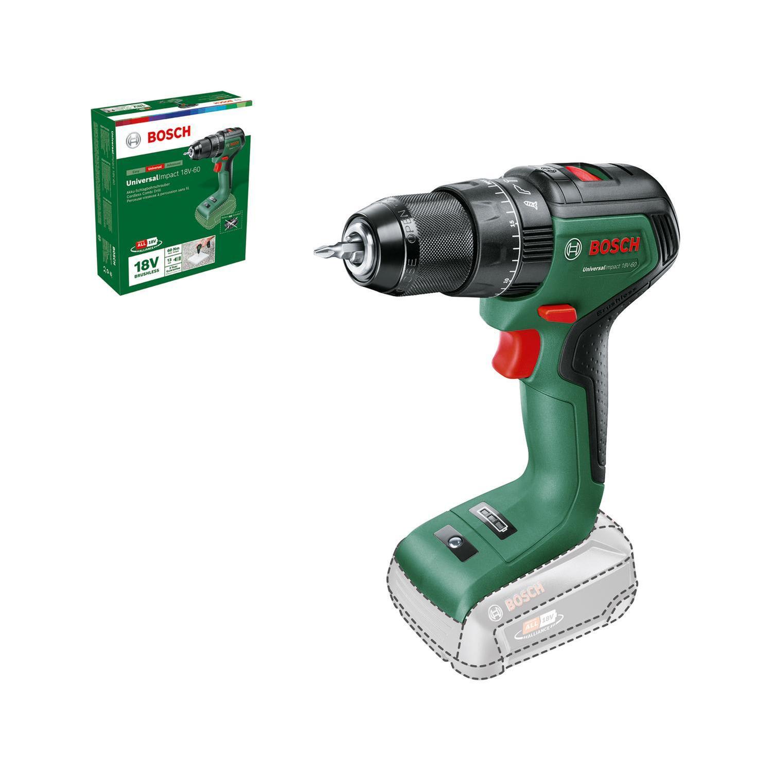 Cordless Universial Impact Drill 18V-60 Skin