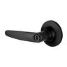 Dalton Privacy Lever Set Black Finish