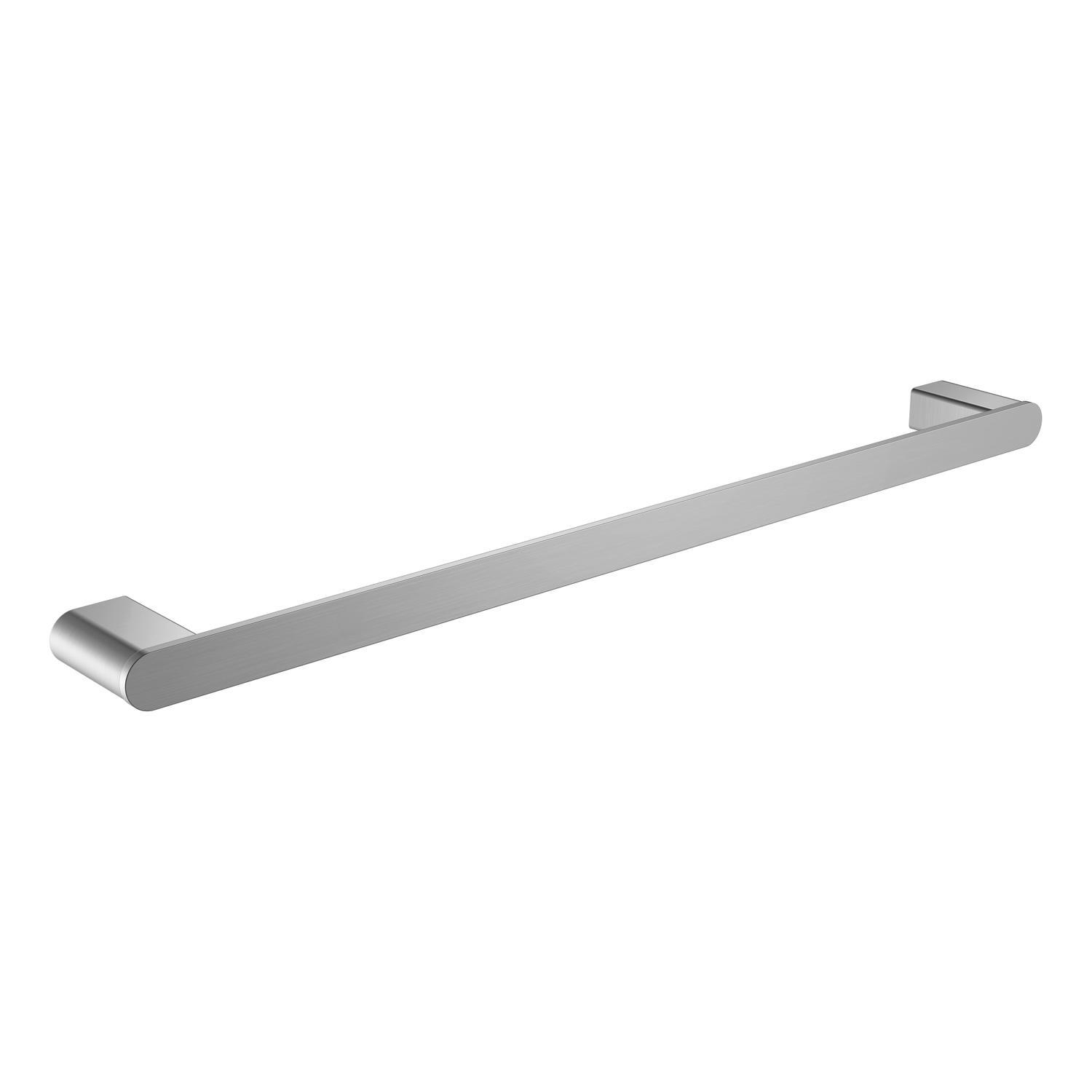 Single Towel Bar 600mm Brushed Nickel