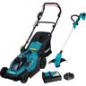18V 330mm Lawnmower & Line Trimmer Kit 5.0Ah
