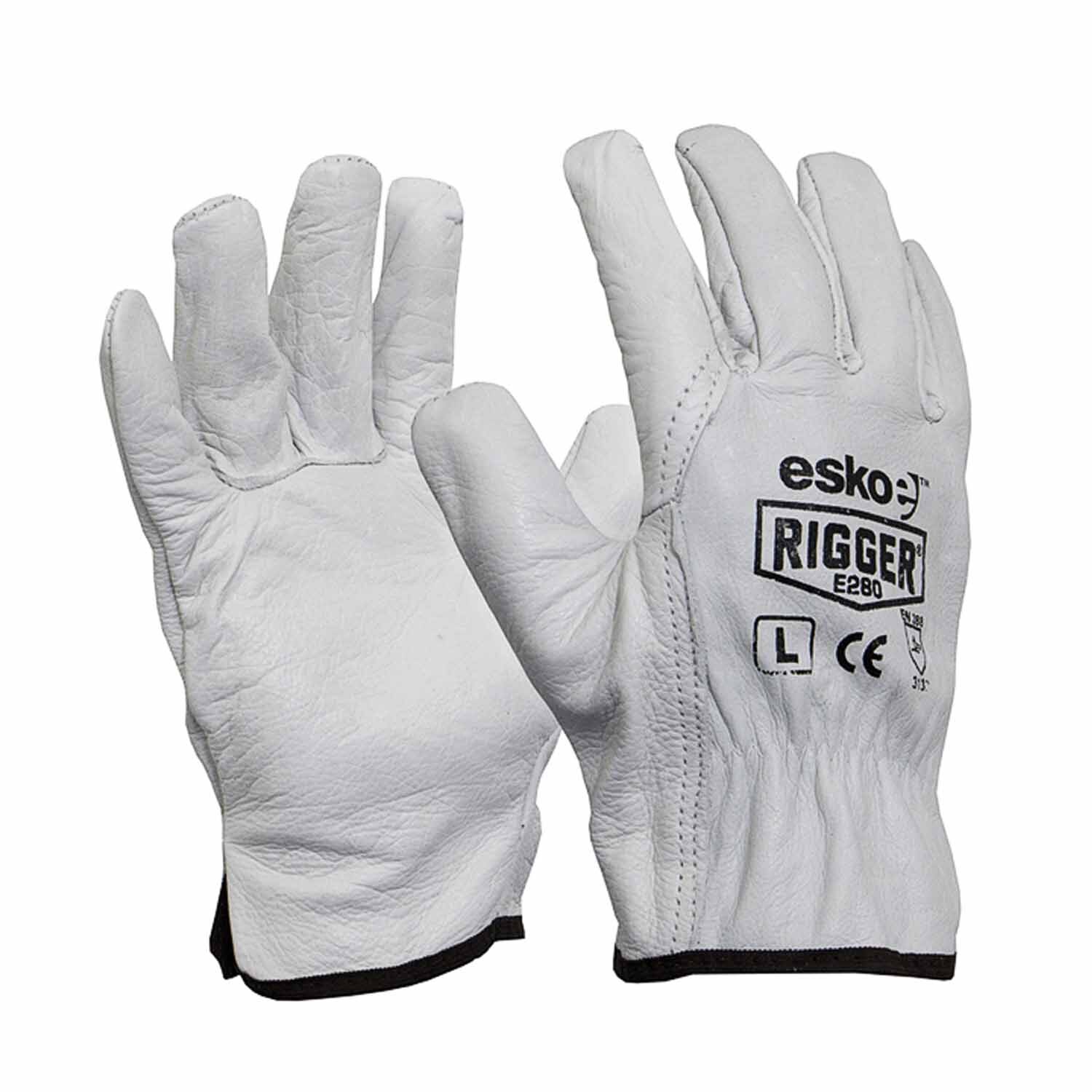 Premium Leather Riggers Gloves