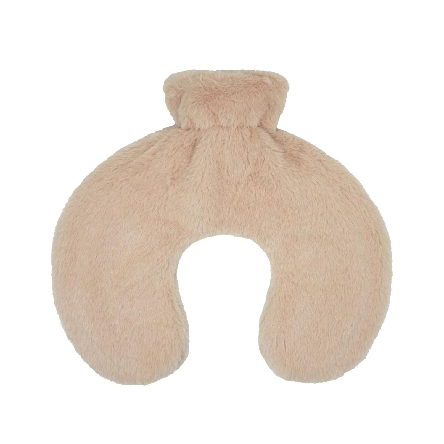 Hot Water Bottle with Faux Cover Birch
