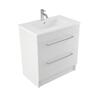 Calais Floor Standing Vanity 750mm White