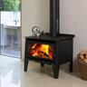 LTD Mega Rad Leg 21kW Wood Fire and Standard Flue Kit