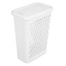 Slim Laundry Hamper  White