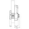 Lock® SL Deadbolt  Matt Black