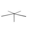 Rotary Clothesline 3 Metre Diameter Black