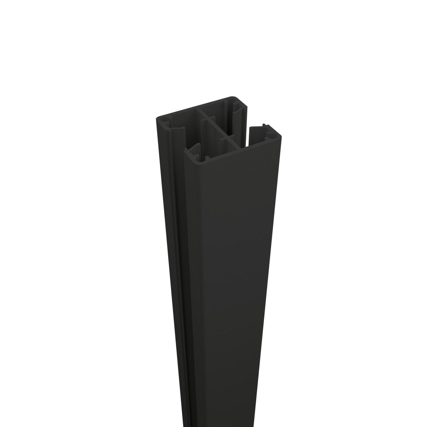 Xpress Fence 180° 2 Way Post 2400 x 50 x 50mm  Satin Black