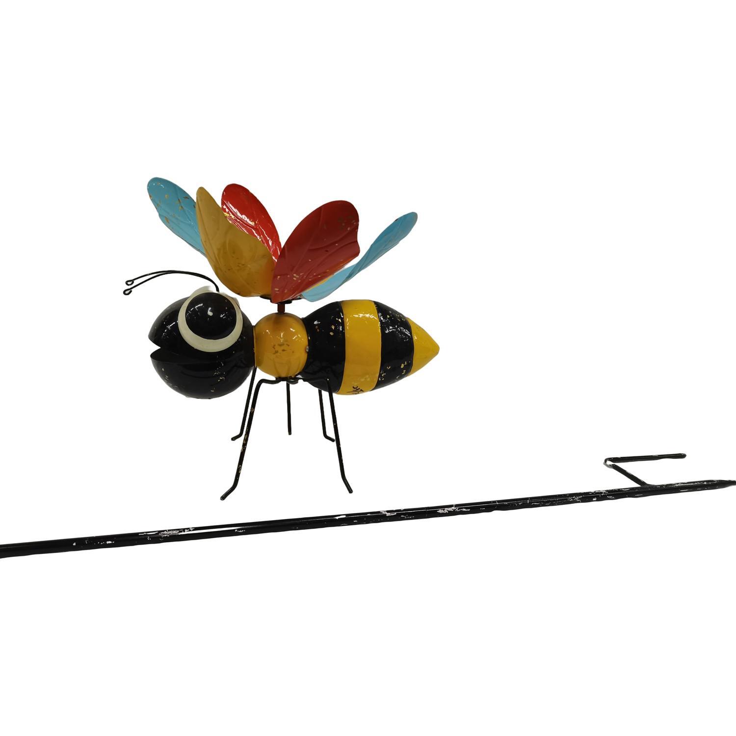 Metal Bee on Stake