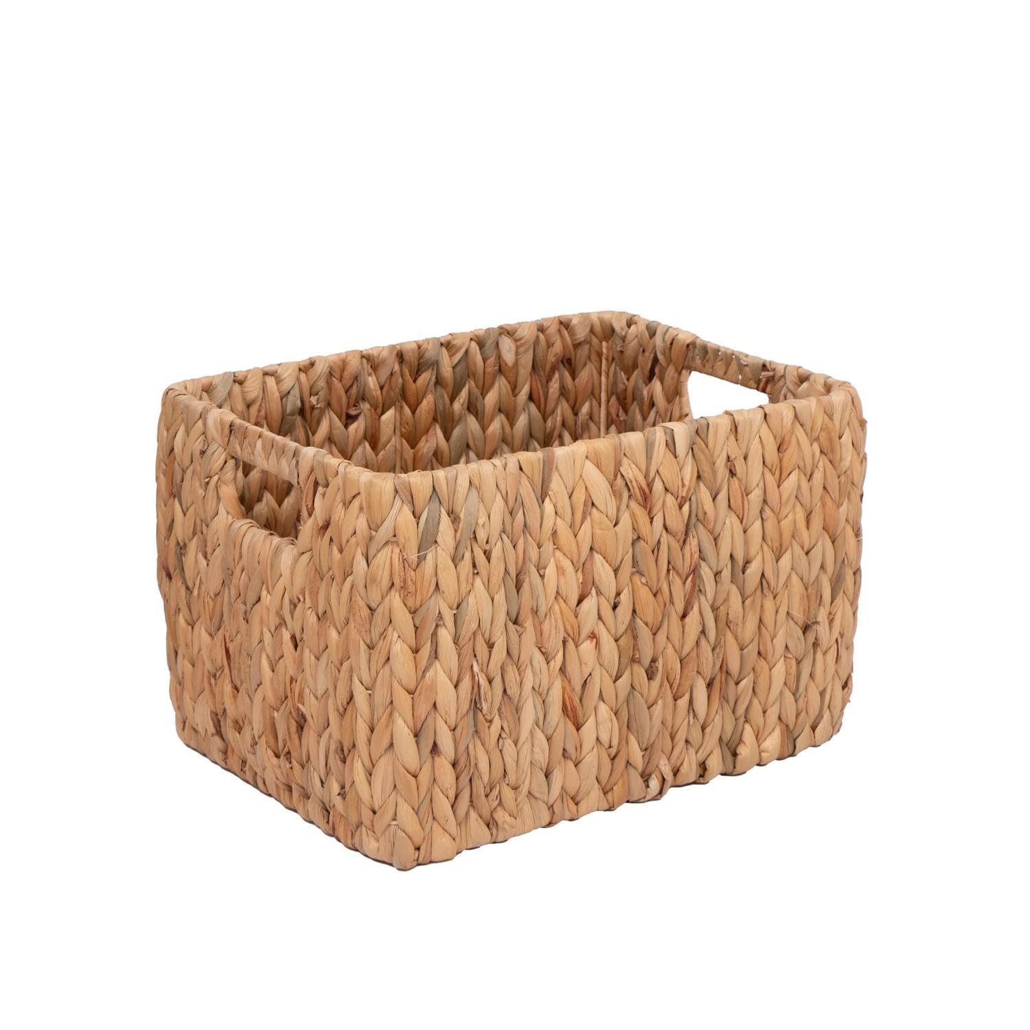 Indoor Solara Hyacinth Basket Rectangle Large