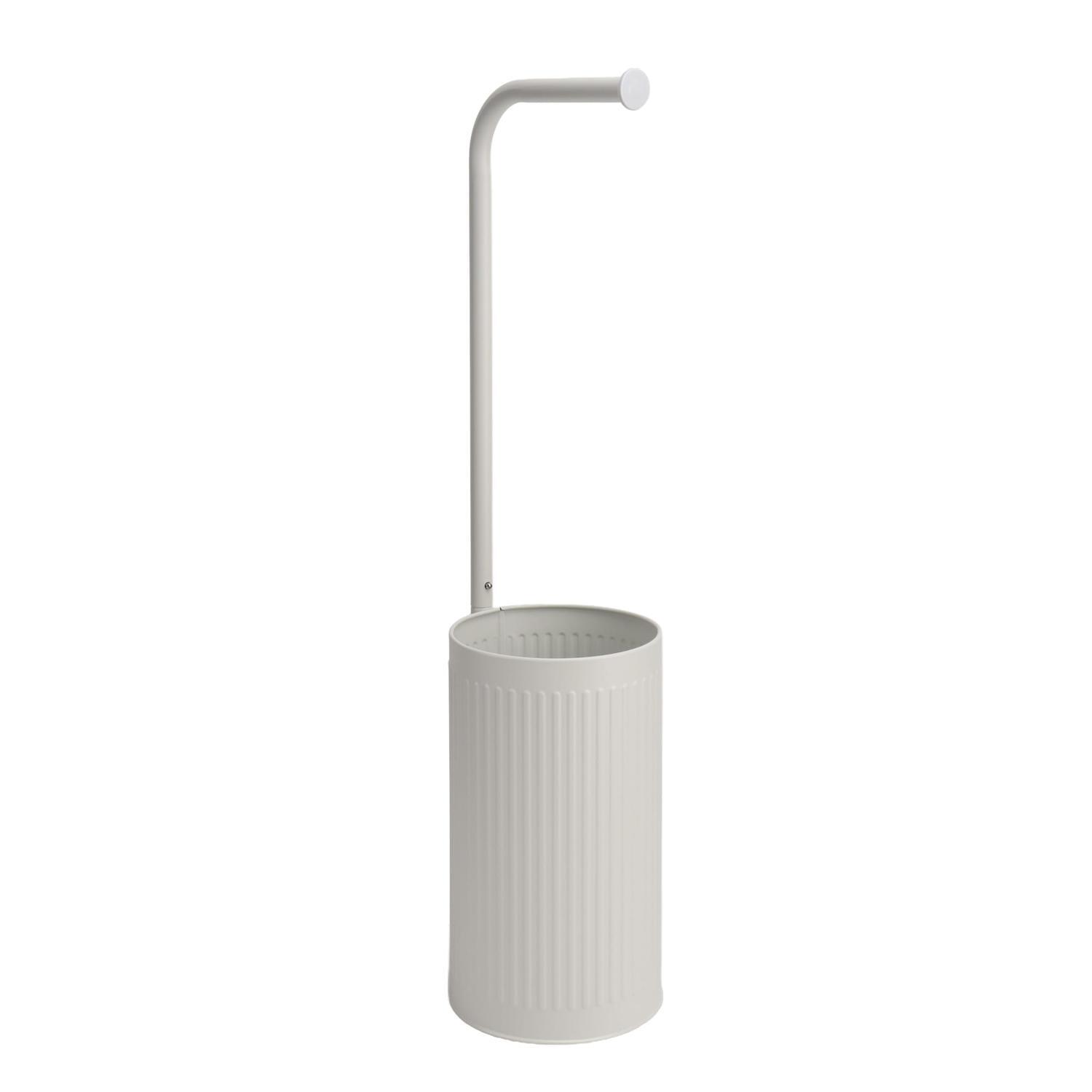 Toilet Roll Holder Stand White