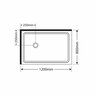 Luxury 2000 Frameless Shower - Left-Hand Tray