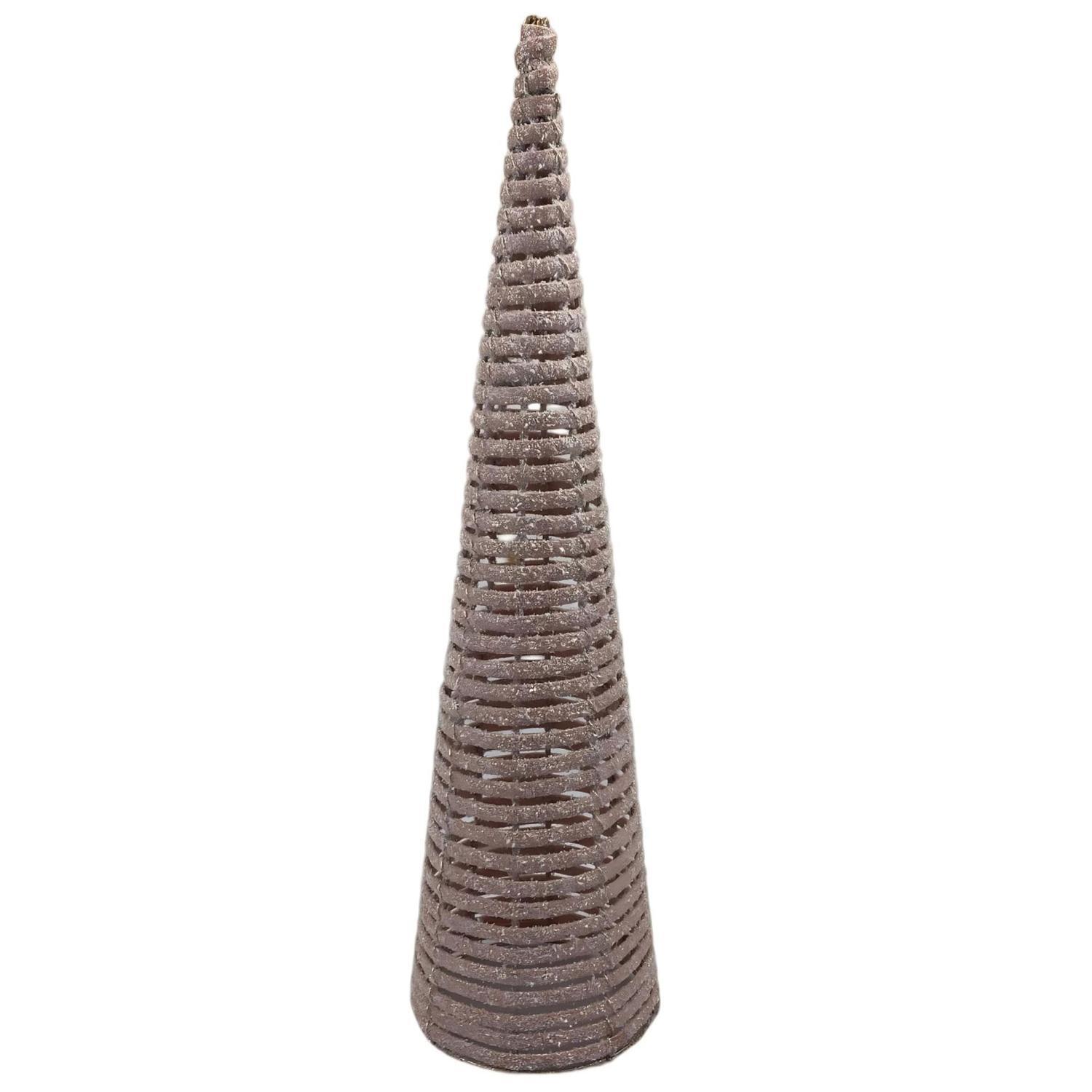 Christmas Table Top Cone Gold & Silver