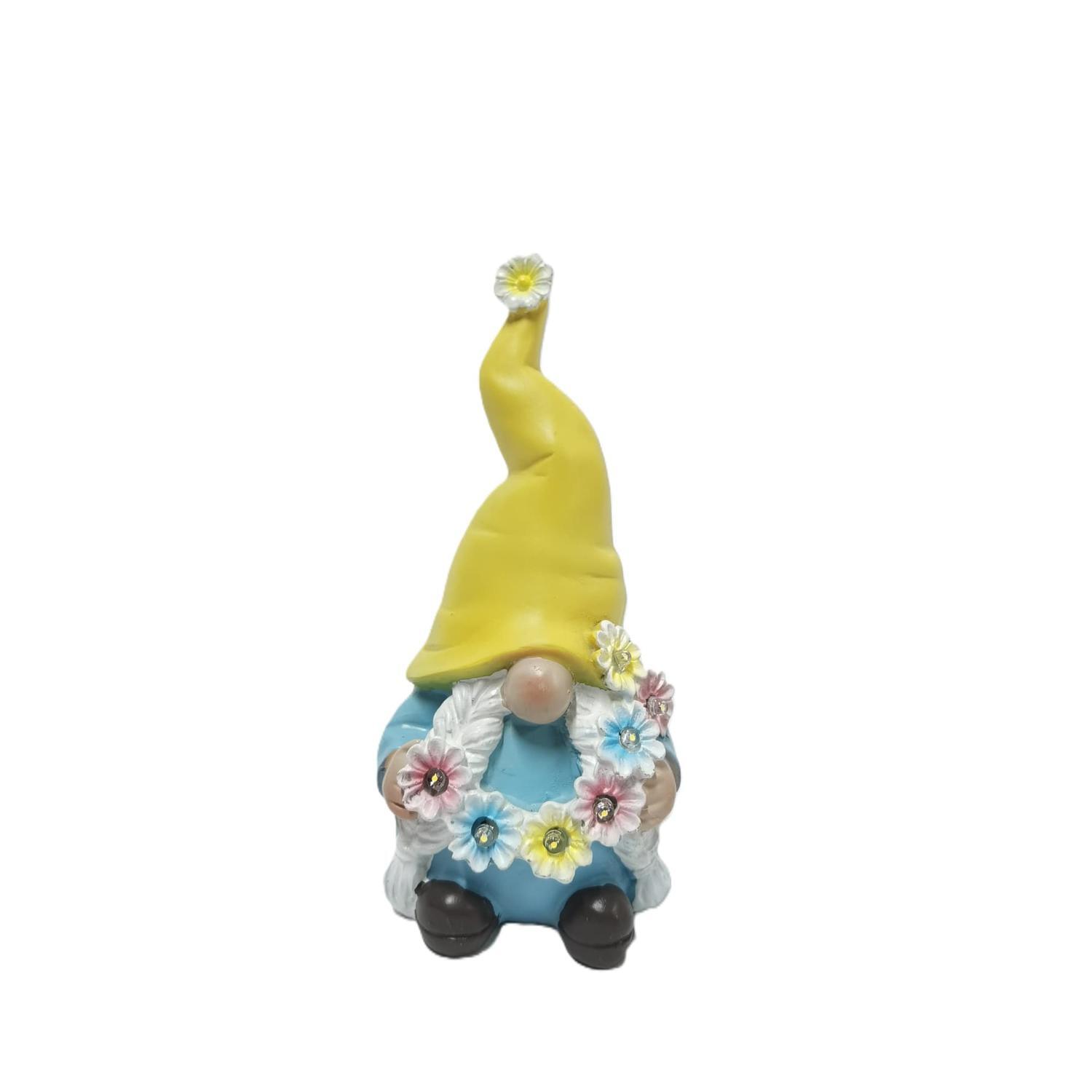 Yellow Hat Gnome Garden Décor