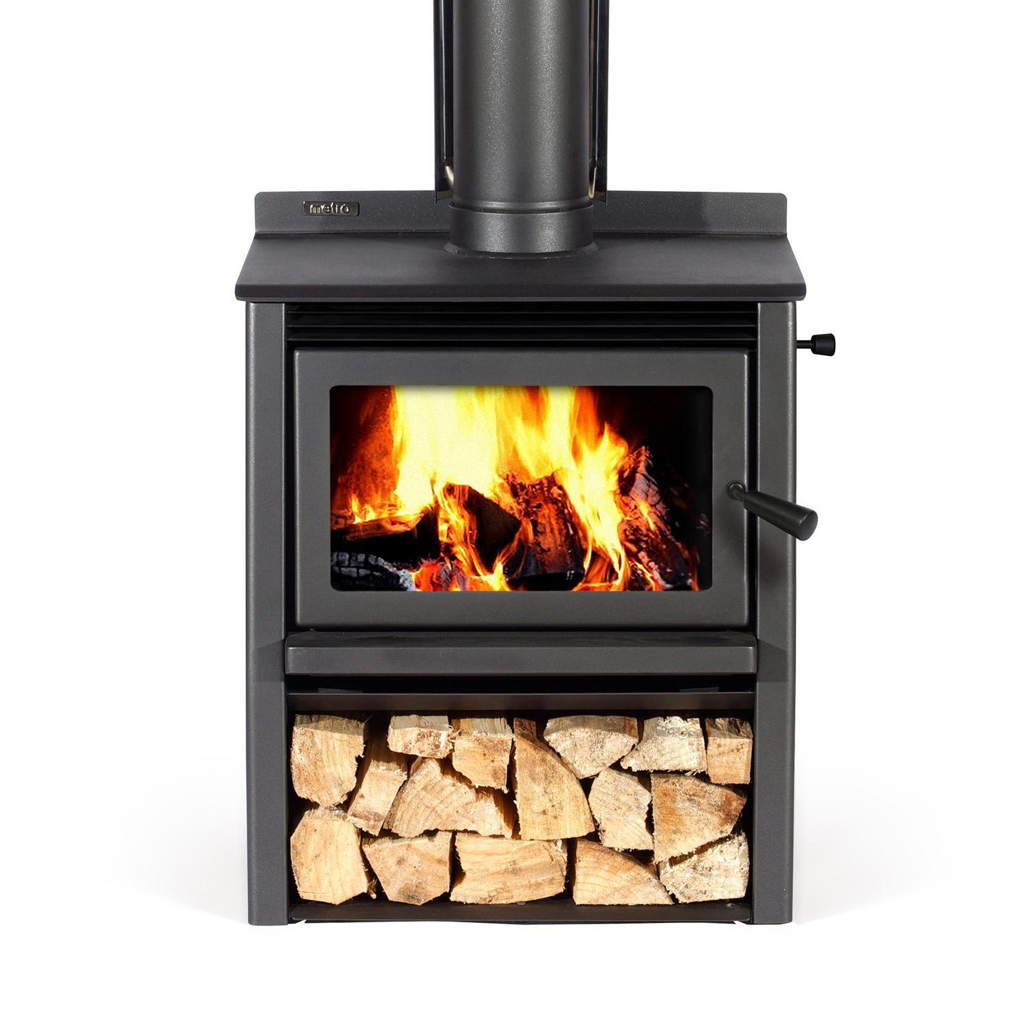 Wee Rad Woody 15kW Wood Fire and Standard Flue Kit
