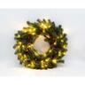 Garland Wreath with Lights 40cm