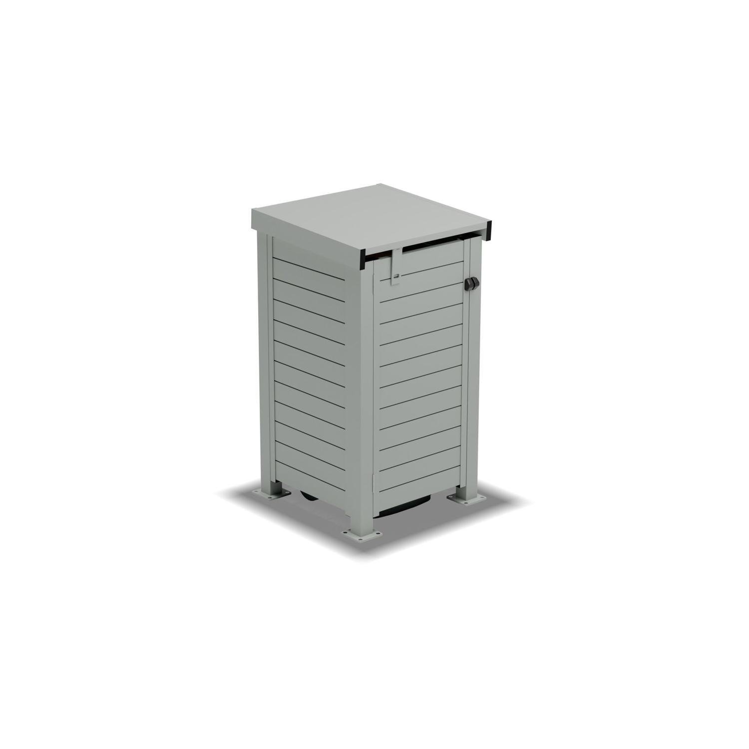 Utility Enclosure D: 650mm W: 650mm H: 1160mm Gull Grey