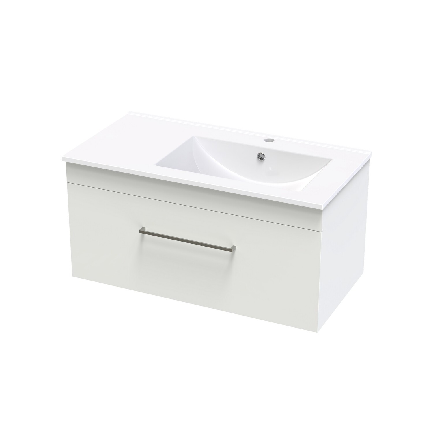 Cashmere Valley 900 Right Hand Bowl Sng Drawer Colour