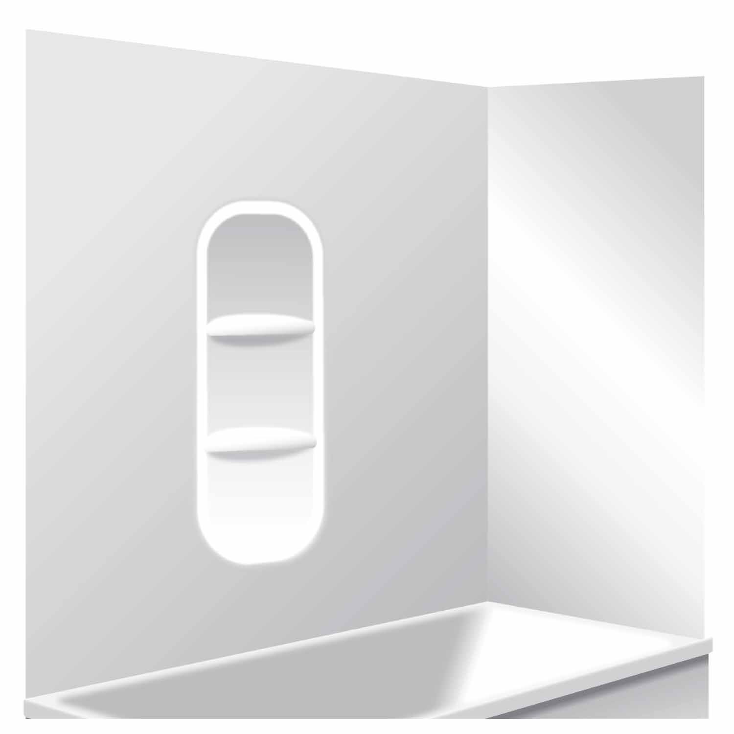 Bath Liner Only - 2 Sides Moulded Wall