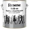 Walk-on Flooring and paving paint 3.96L Mid colours