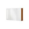 LED MIirror Cabinet H : 600mm W: 900mm D: 160mm Oak