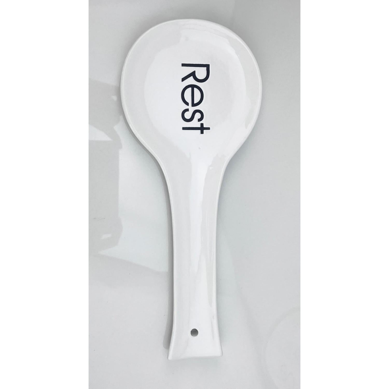 Spoon Rest Ceramic White