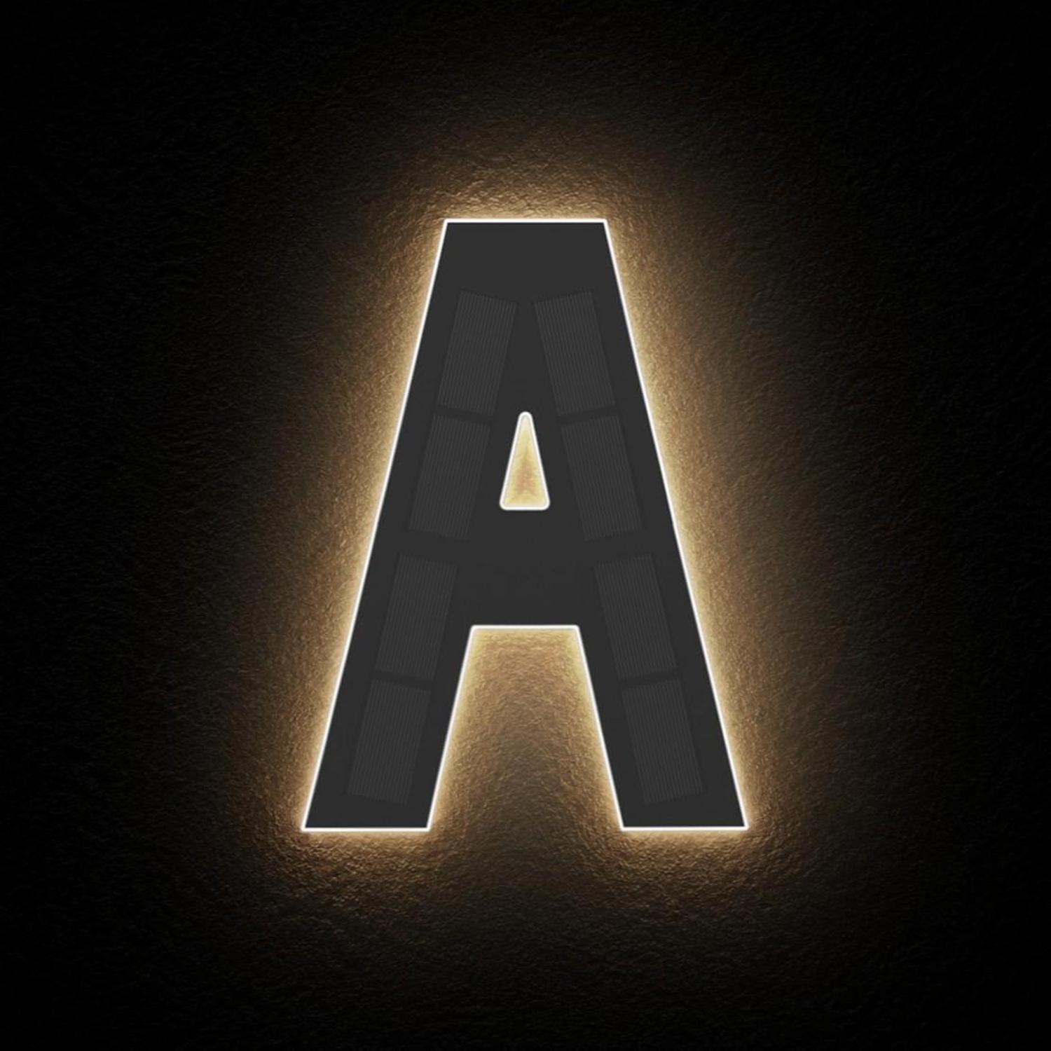 StreetGlo Solar Illuminated Letter - A