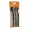 Mini Wire Brush Set 3 Pack L: 20mm, W: 176mm, H: 11mm